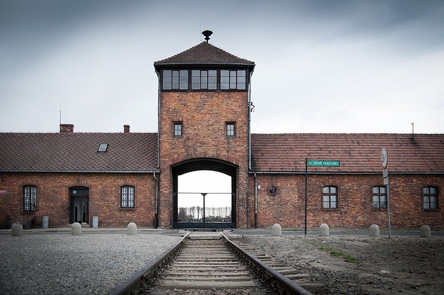 Gebäude in Auschwitz