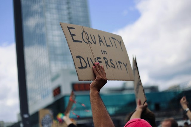 Equality in diversity - Protestschild