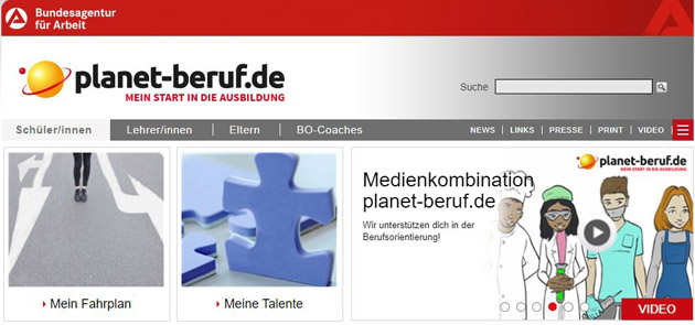 Planet Beruf bietet neue Info-Broschren | Sozial.de