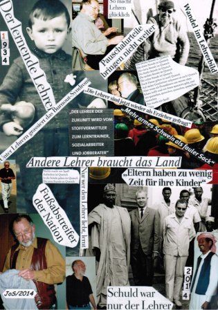Biografisches und Nachdenkliches in der persönlichen Collagetechnik, die Dr. Jos Schnurer auszeichnet